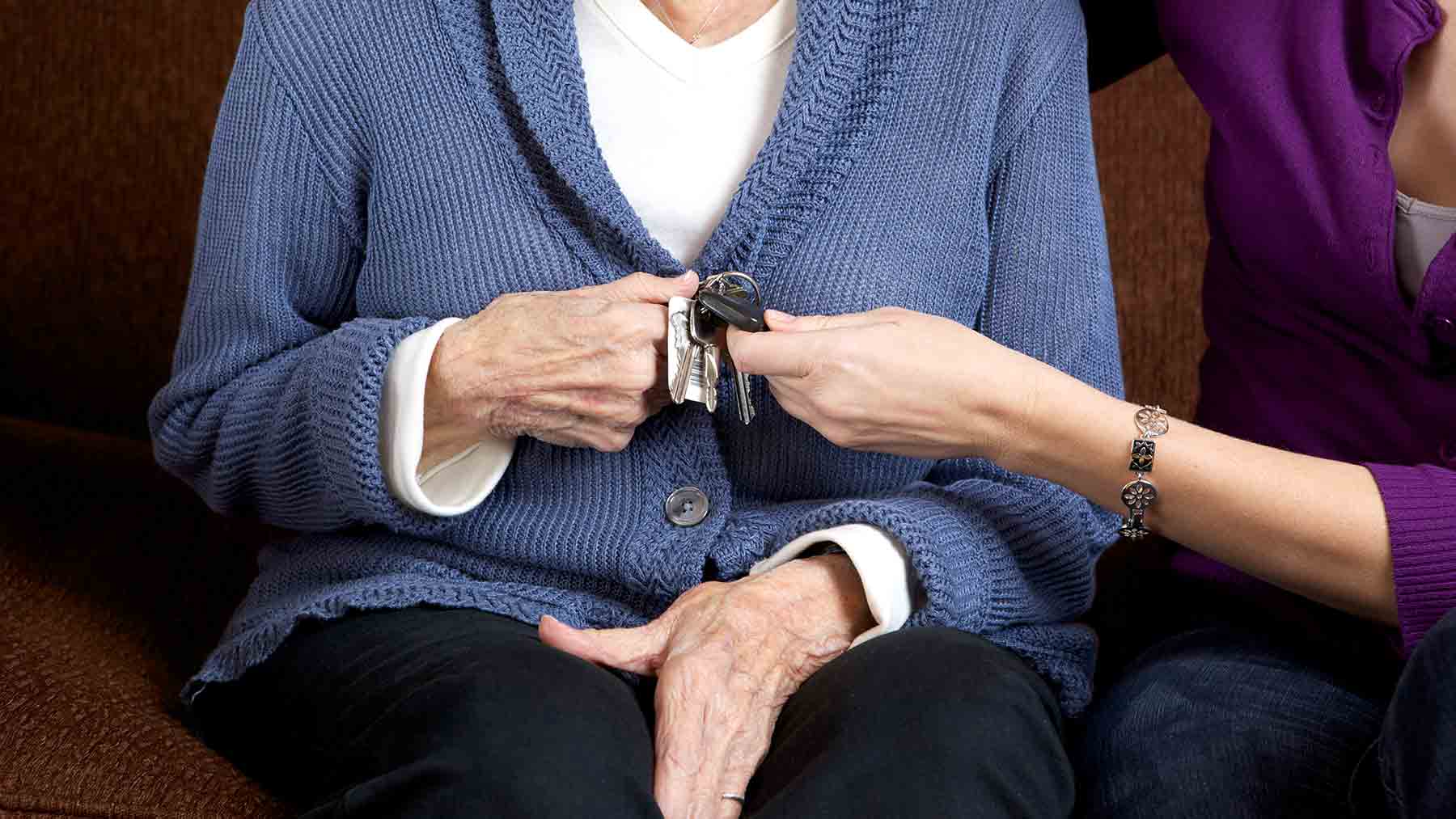 Taking the Car Keys Away from Elderly Parents and Relatives Snyder Law