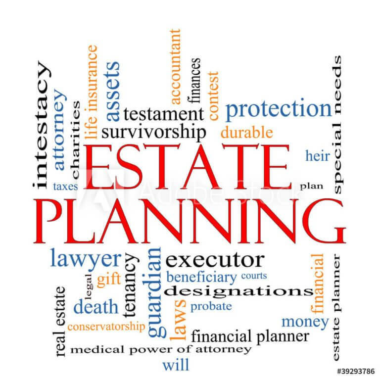 estate planning words and concepts