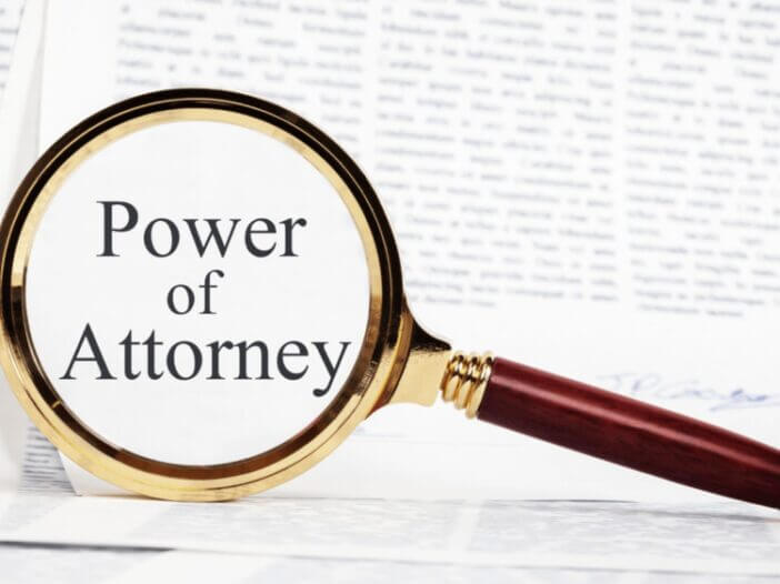 power of attorney magnifying glass