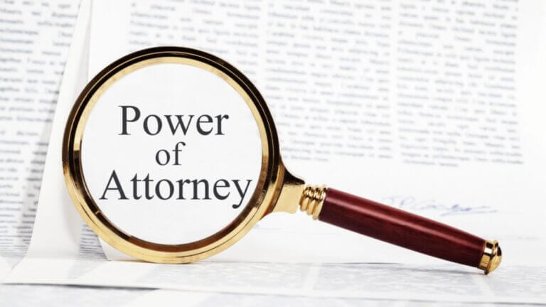 power of attorney magnifying glass