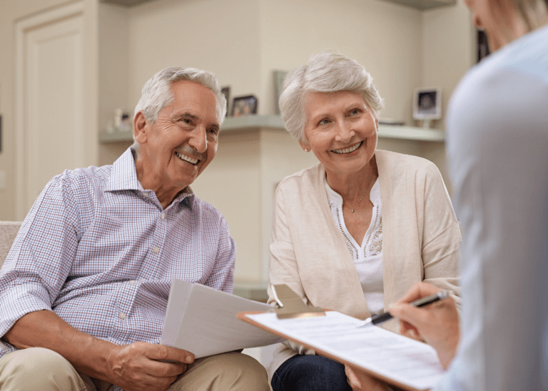 senior couple retirement planning