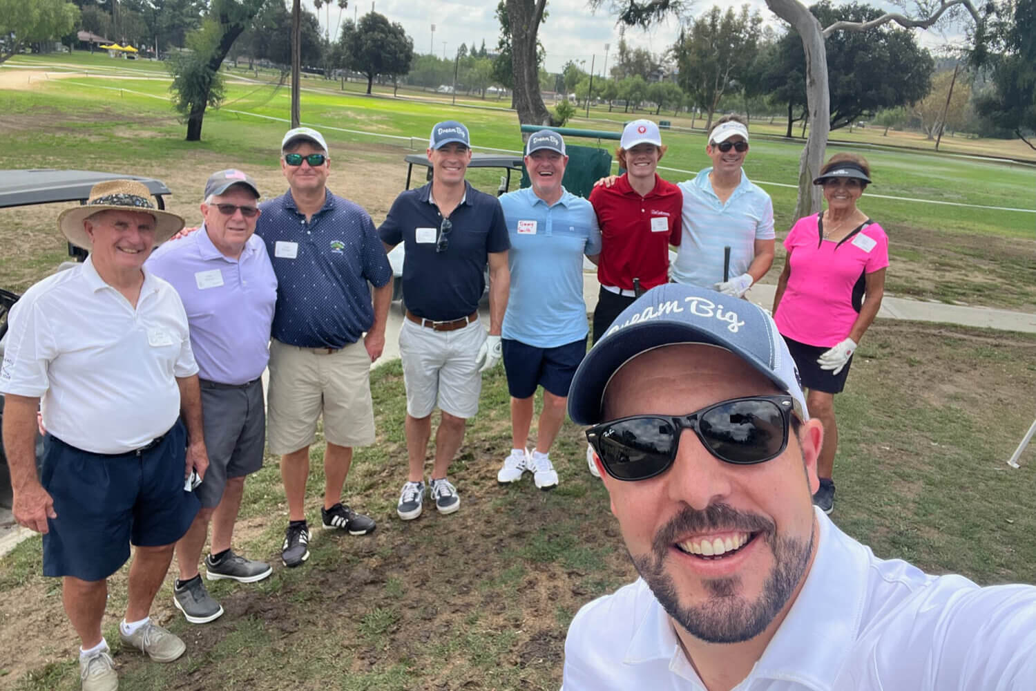 charity event at the golf course