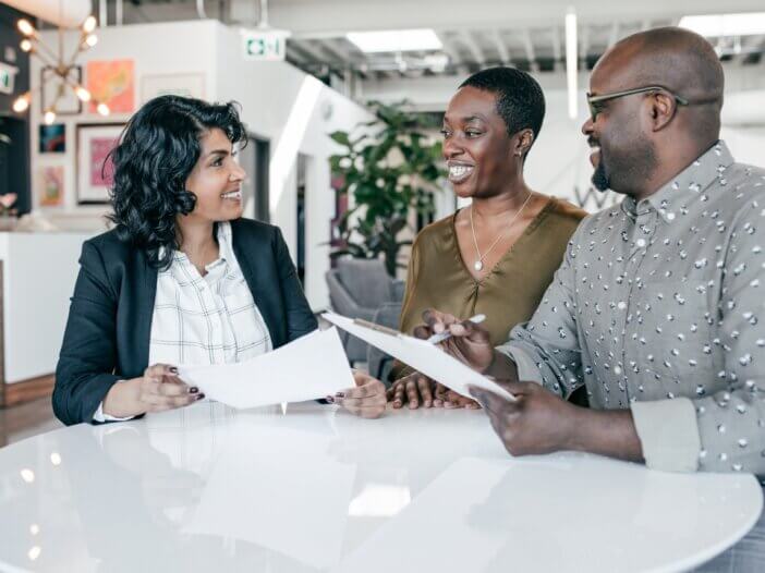 a couple planning with their attorney