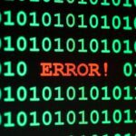 a picture that says error