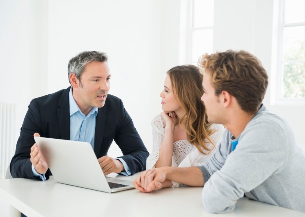 an advisor tax planning with their clients