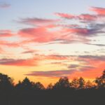 a sunset