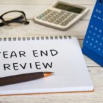 a photo of a year end review