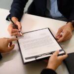 an advisor planning with his client