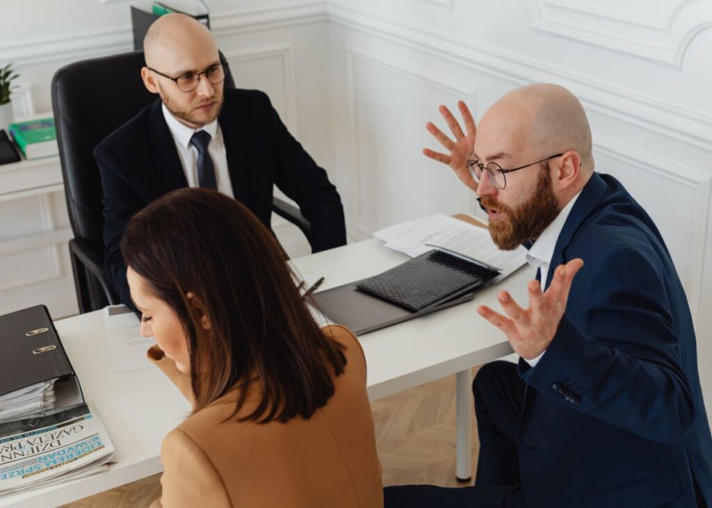 Professional mitigating conflict.