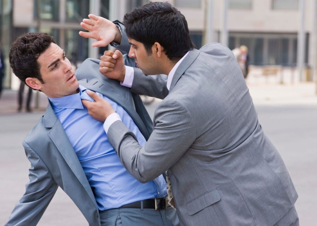 two attorneys litigation - fighting each other