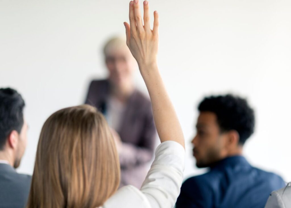 Beneficiary asking questions